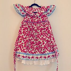 Vintage Sarah Kent Layered Cherries Dress 4T